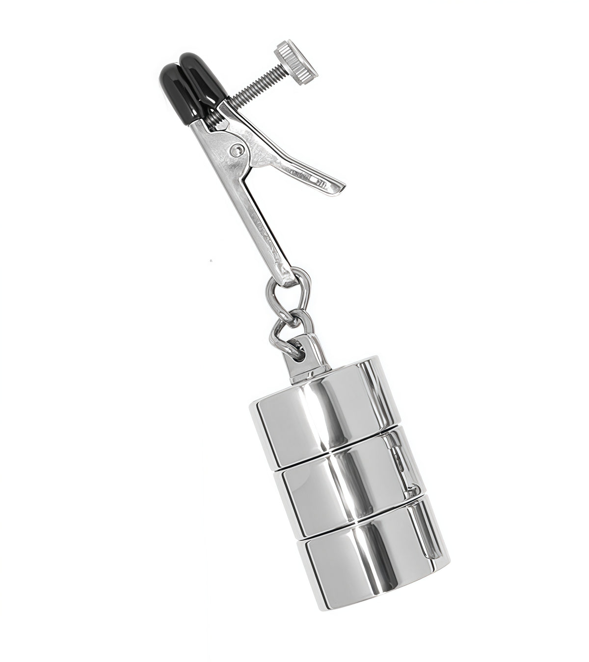 Alligator Chest Clamps with Hanging Weight made of Stainless Steel by Perfectra