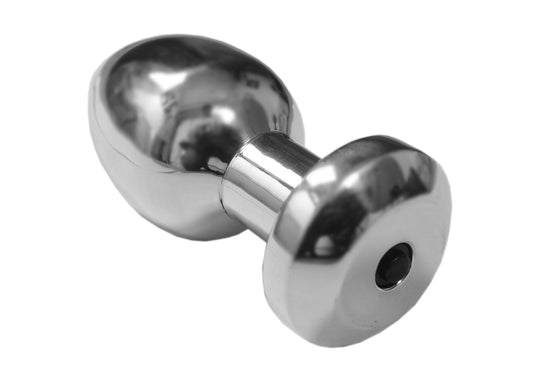 Perfectra Distribution Vibrating Butt Plug – Stainless Steel Power Play