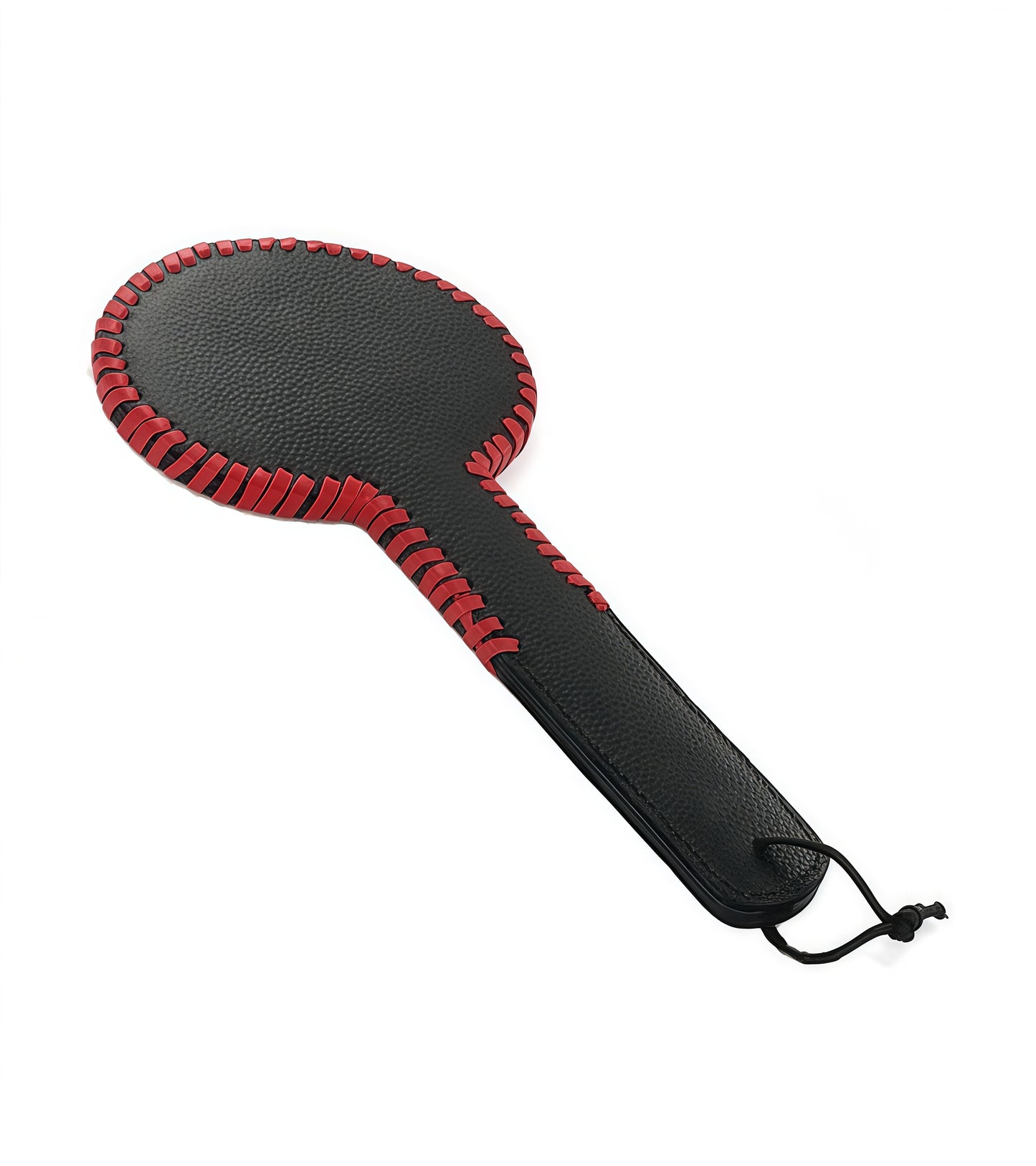 Circular Heavy Grain Leather Paddle – Round Impact Tool