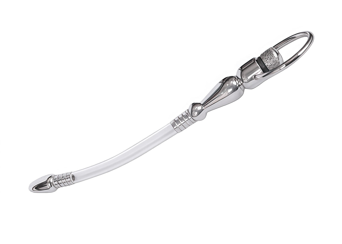 Flexible Tube Knights AISI 304 SURGICAL STEEL penis plug with flexible tube design