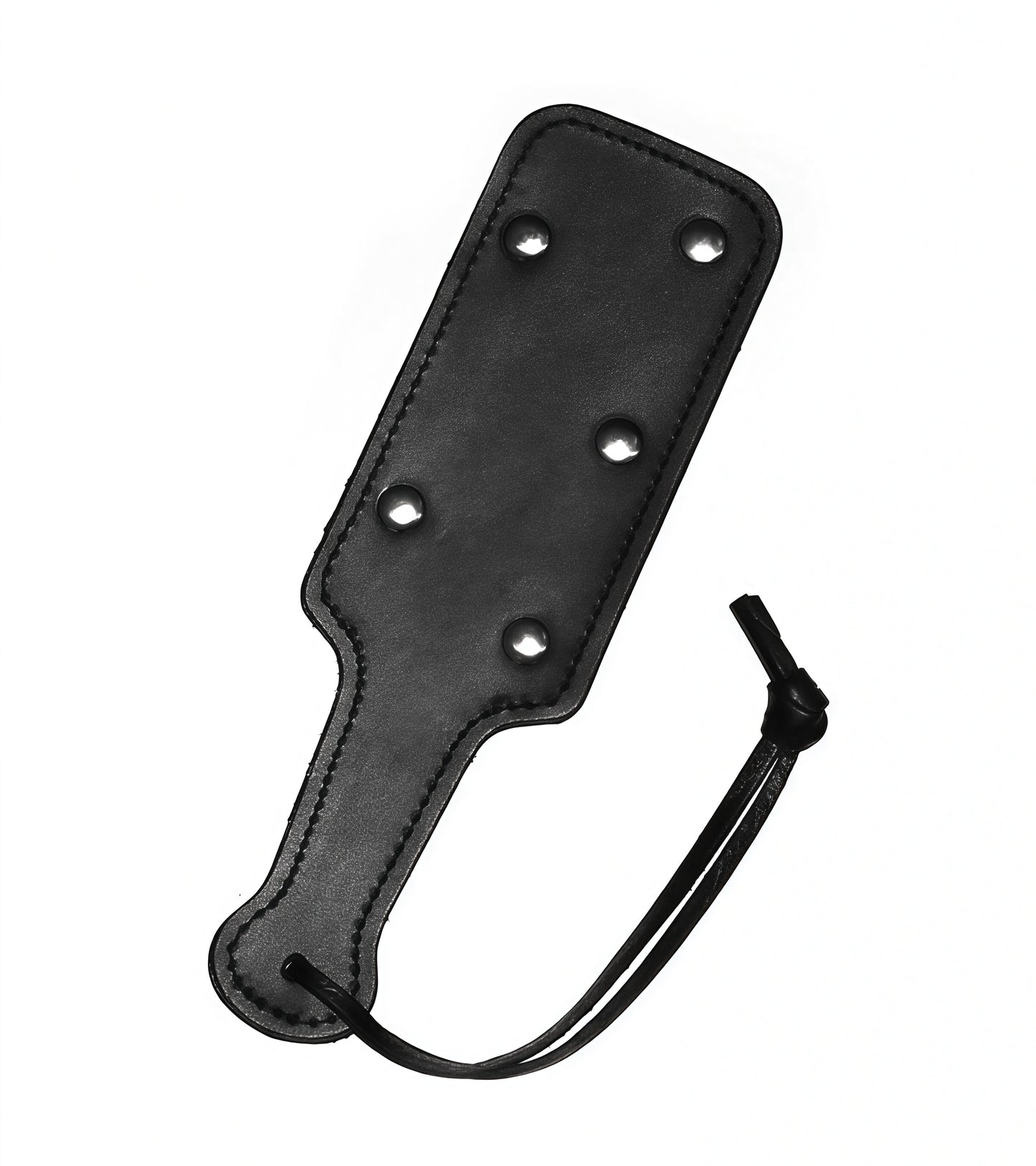Reinforced Leather Paddle designed for firm spanking and BDSM play by Perfectra