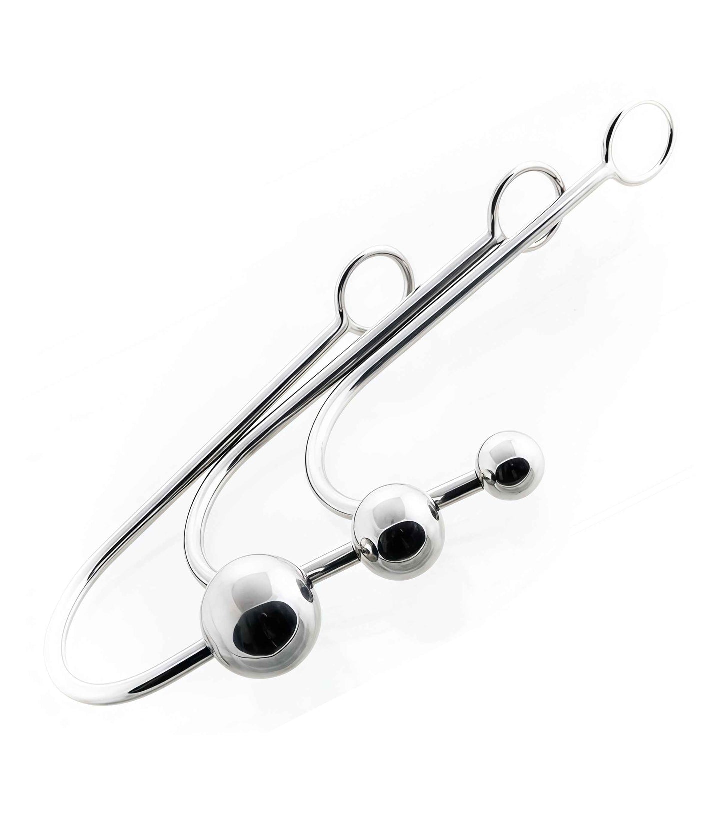 AISI 304 SURGICAL STEEL Anal Ball Hook — Premium CBT & BDSM Device by Perfectra Distribution