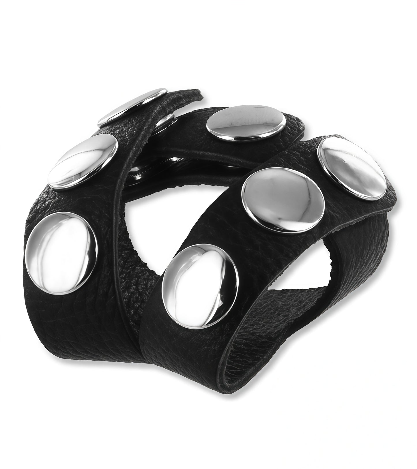 T-Junction Cock & Ball Strap premium leather restraint
