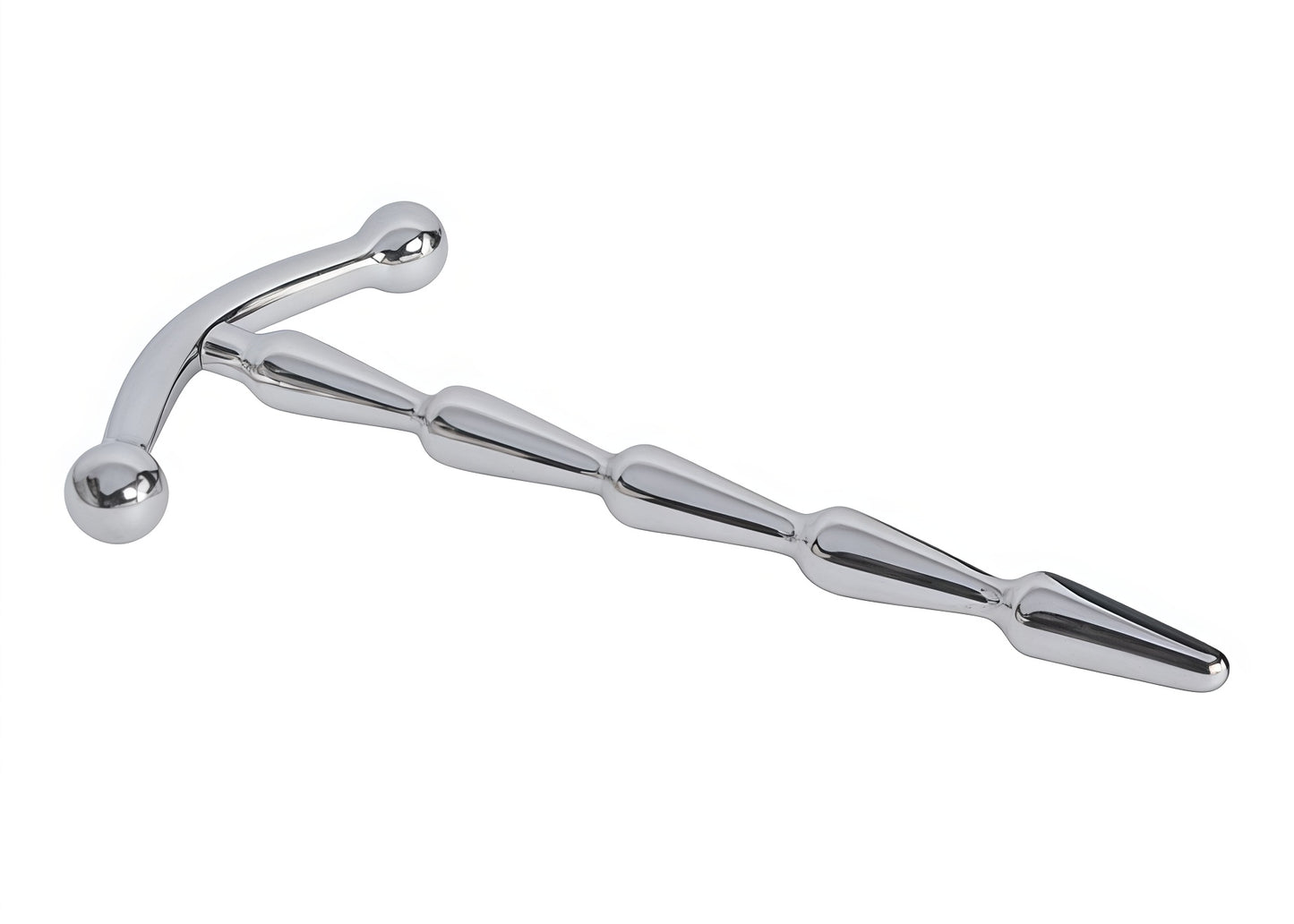 T STYLE RIBBED PENIS PLUG