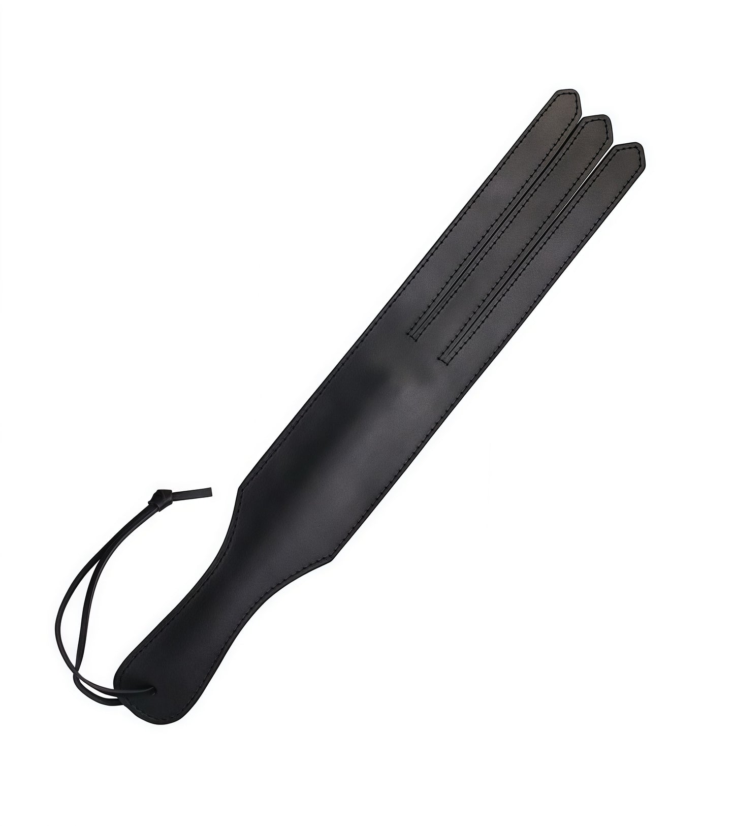 Three Lines Leather Paddle featuring triple line design