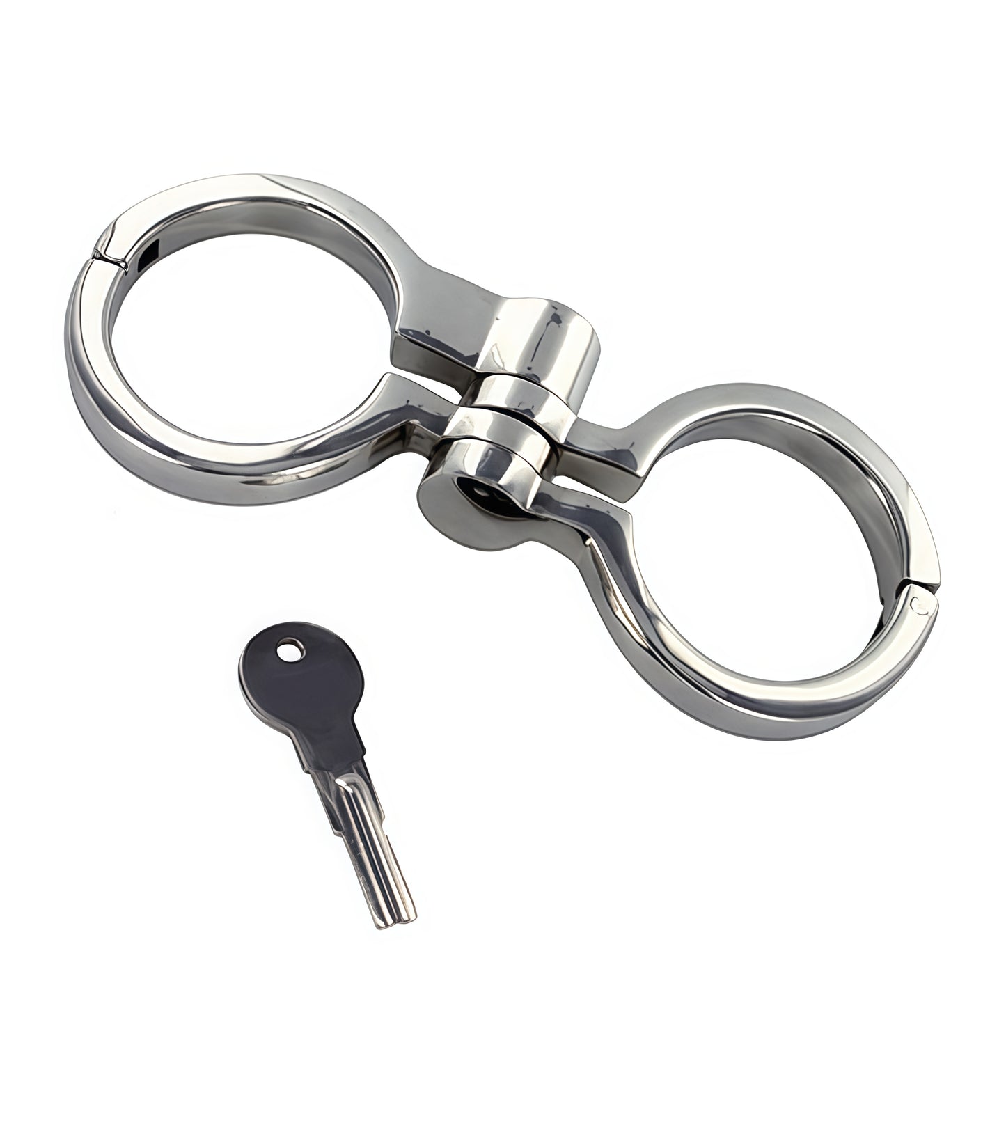 Folding Hamburg 8 Style Handcuff – Premium Stainless Steel Bondage Restraints by Perfectra Instruments