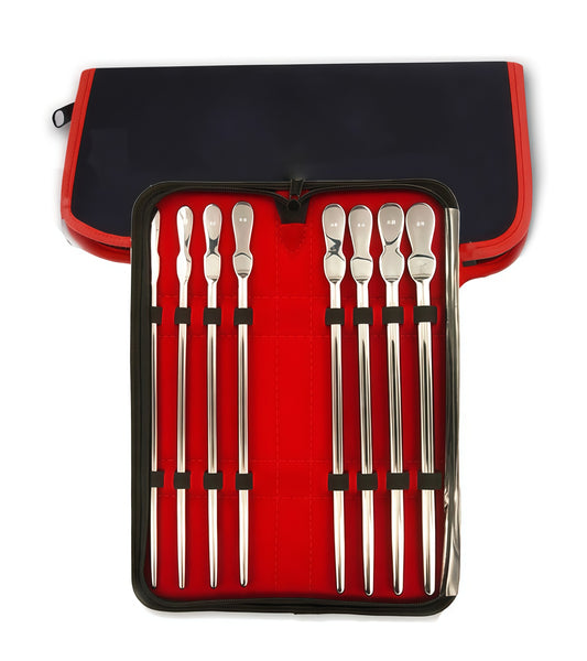 Deluxe Cock Stuffing Sounds – 8-Piece Stainless Steel Kit