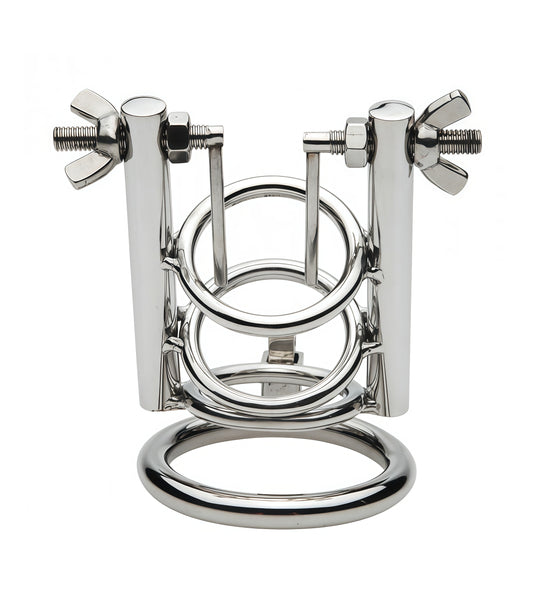 Urethral Stretcher Chastity Cage – Stainless Steel CBT Device by Perfectra Distribution