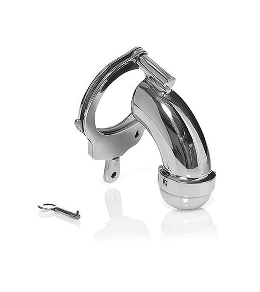 Chastity Cage with Closed Cuff – Stainless Steel Male Restraint by Perfectra Distribution