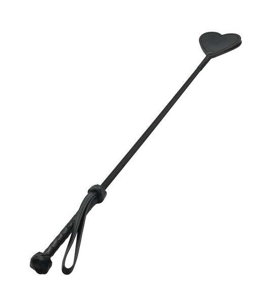 Leather Heart Shaped Spanking Crop