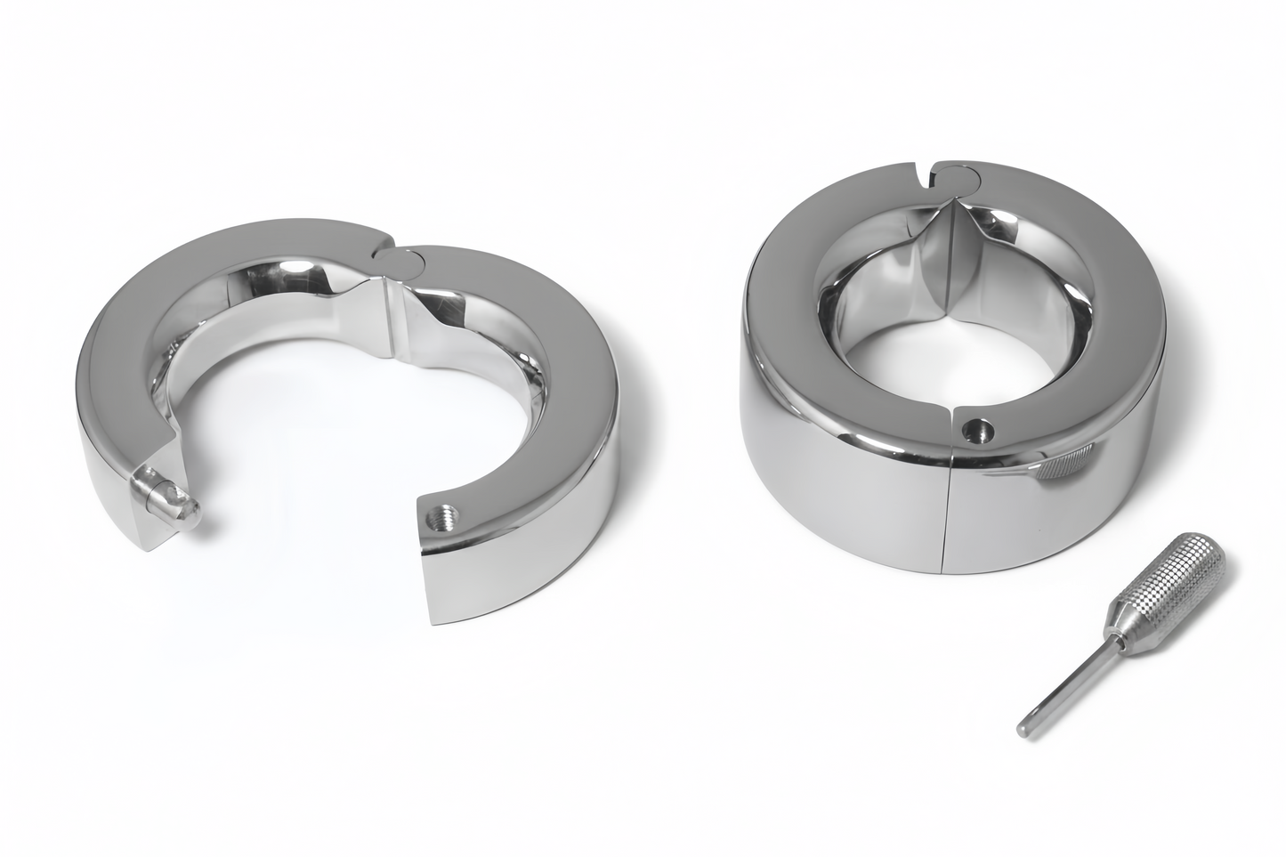 Hinged Ball Stretching Weights – Stainless Steel Fixed Weight System