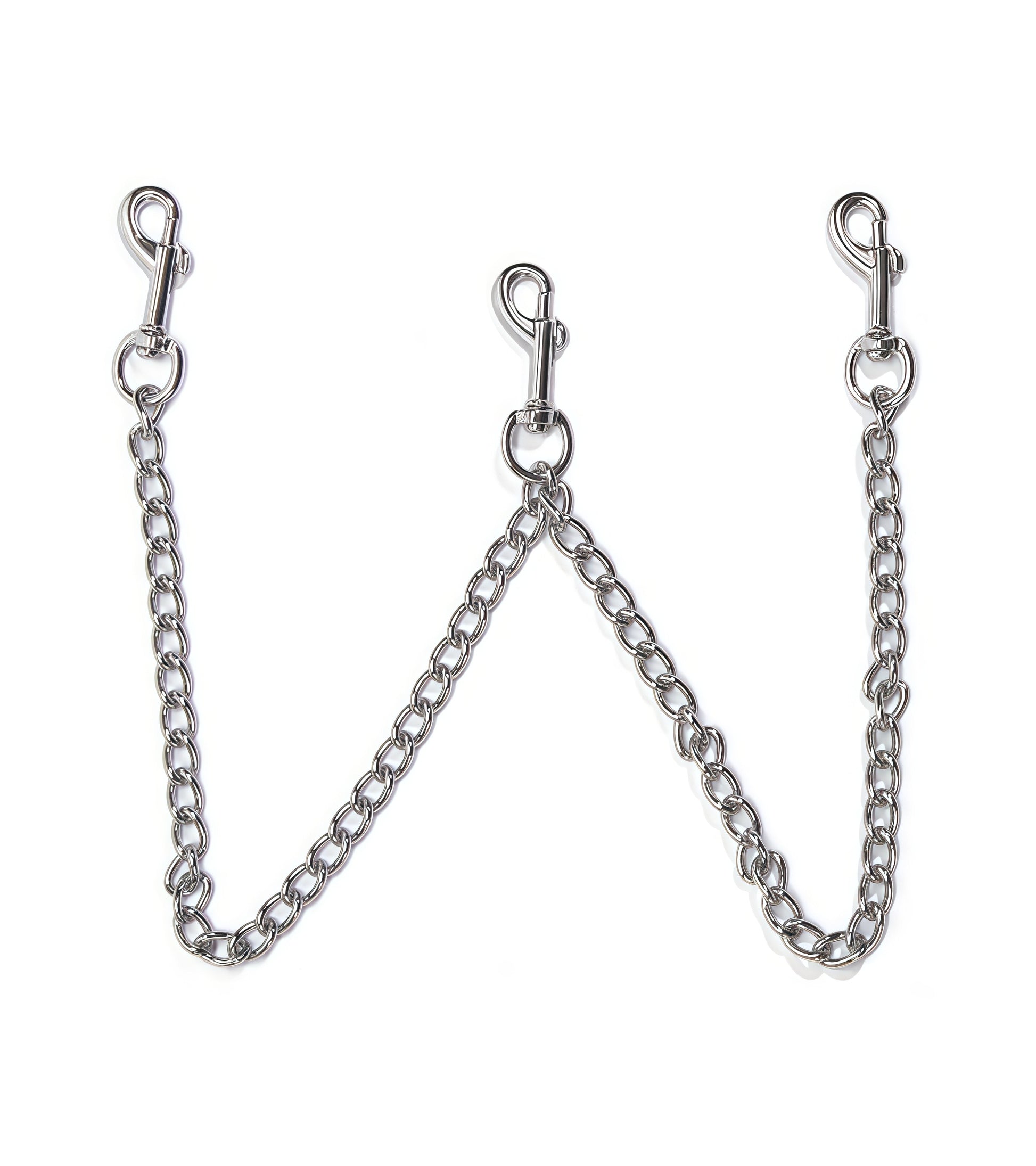 3-Way Chain Hogtie Premium Leather and Steel Bondage Accessory