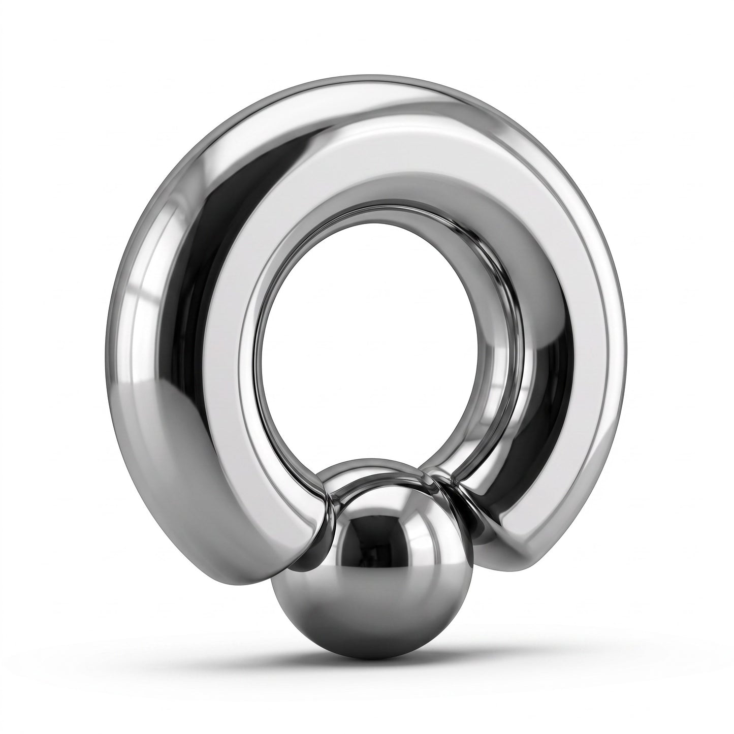 Monster Ring delivers a bold and eye-catching piercing experience. Made from durable AISI 304 SURGICAL STEEL, this silver ring features a 30mm screw-in ball and 19mm thick ring with selectable inside diameter for the perfect fit. Designed for comfort and style, it is ideal for those seeking a premium piercing accessory with lasting quality.