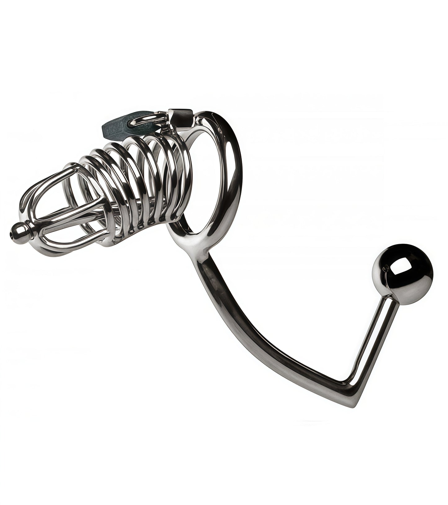 Ass Spark Rave Cage     AISI 304 SURGICAL STEEL anal and chastity combo by Perfectra