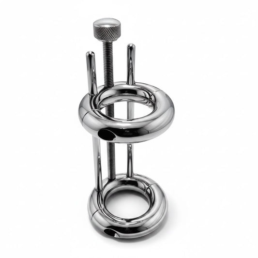 Ball Bruiser Ball Stretcher is a premium-level cock and ball training (CBT) device designed for advanced users and enthusiasts. Manufactured by Perfectra Distribution