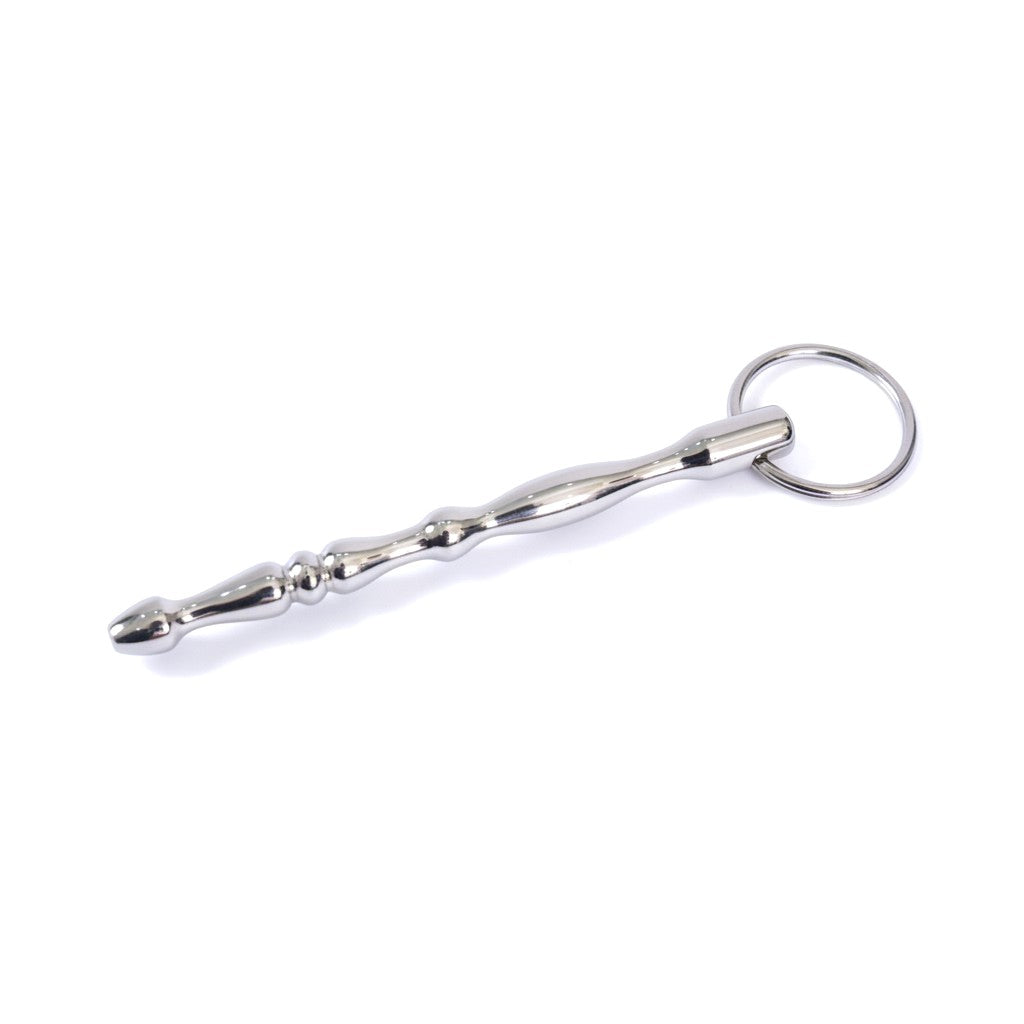 Bedpost Design Sound Penis Plug crafted with Stainless Steel, featuring a unique bedpost design for progressive stimulation.