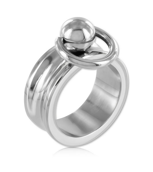 Belowed O-Ring – Grooved Stainless Steel Ring for Premium BDSM Craftsmanship