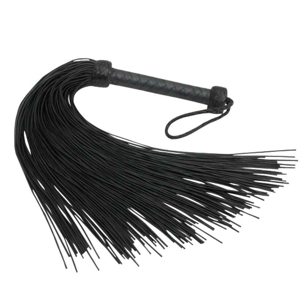 Black Leather Flogger – BDSM Impact Toy for Sensual and Intense Play