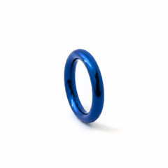Blue Stainless Steel Suspension Ring – Anodized Steel Support Ring