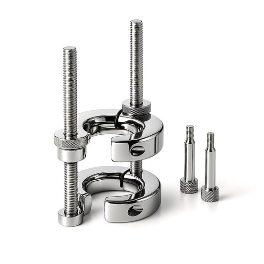 The Hinged Ball Stretching Weights offer a premium solution for consistent and secure ball stretching. Crafted from Stainless Steel