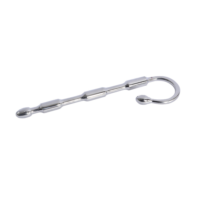 Candy Cane with a Stay Put Hook – Stainless Steel Urethral Sound for Unique Stimulation