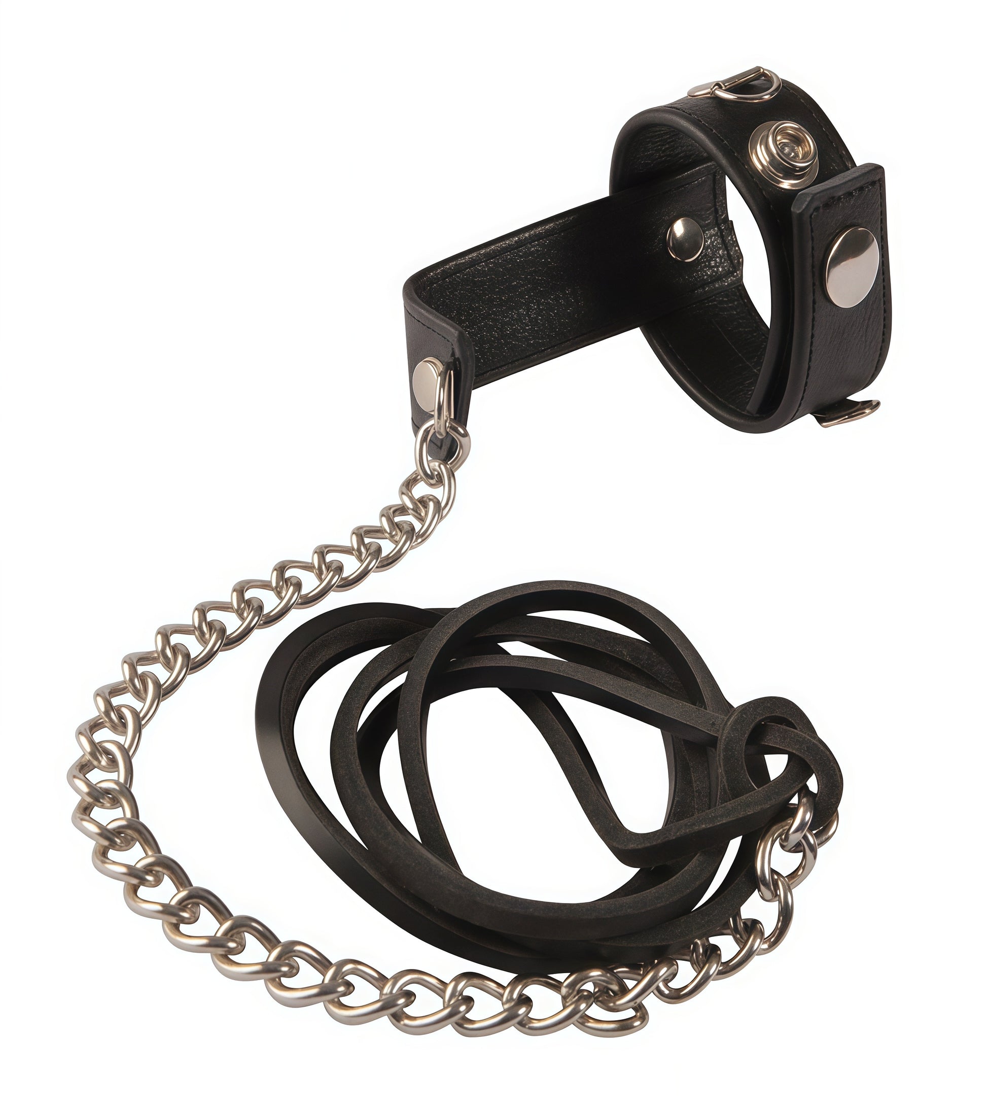 Cock & Ball Thong Strap for genital control and separation