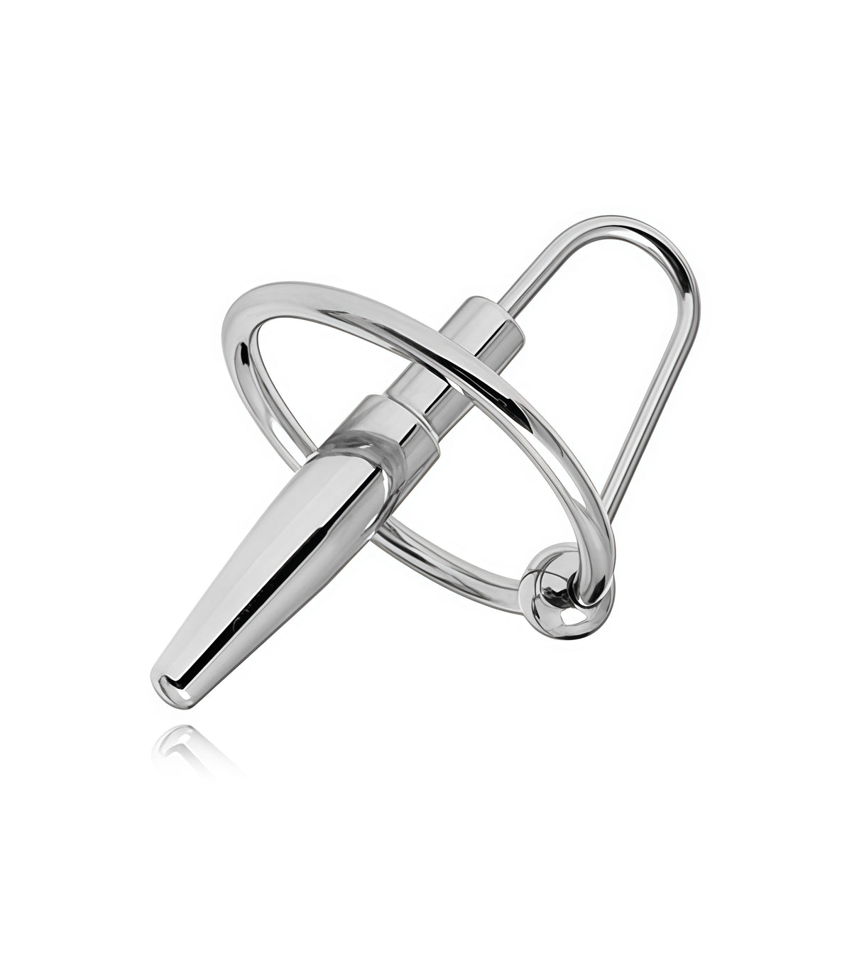 Cockring Stopper – Secure Locking Silicone Ring 316L Stainless Steel – Perfectra
