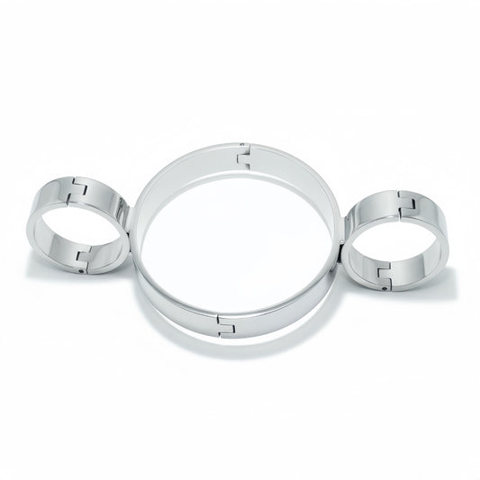 Collar with Attached Handcuffs — Premium BDSM Accessory by Perfectra Distribution
