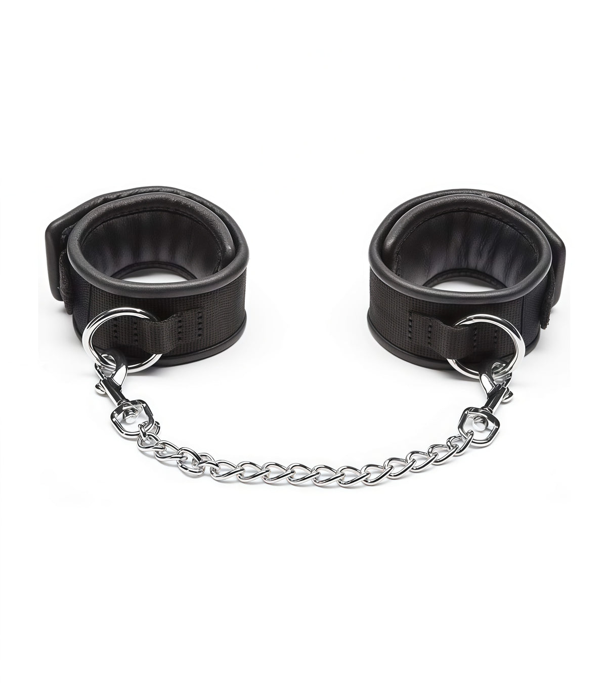 Deluxe Leather Wrist & Ankle Cuffs – Black Pair Instruments
