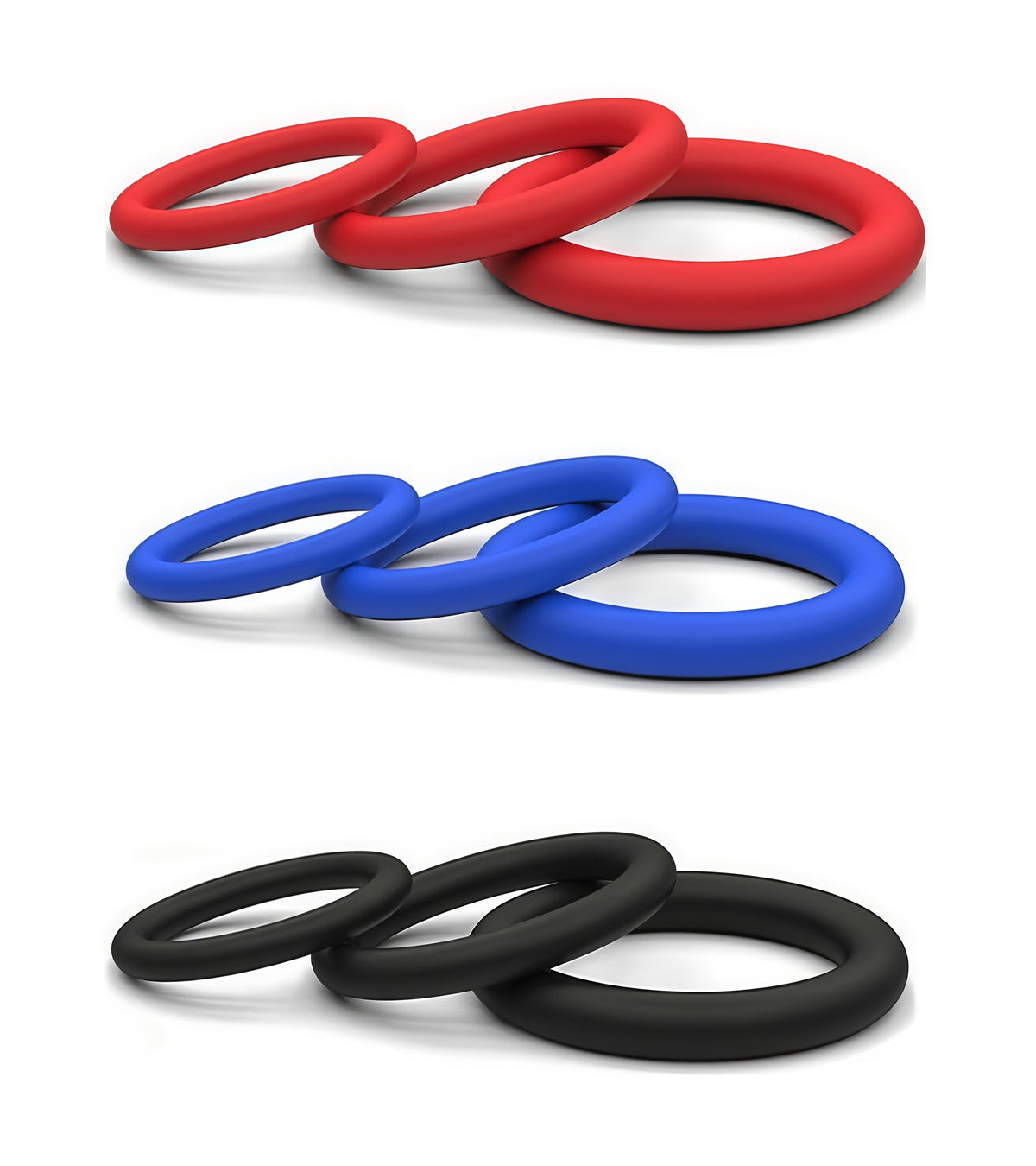 Deluxe Silicone Glans Ring Set – Precision Fit for Maximum Head Sensation