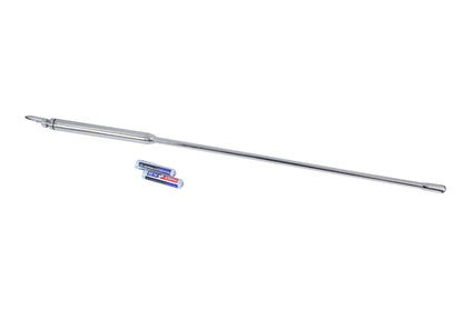 Extra Long Male Urethral Vibrator made of      AISI 304 SURGICAL STEEL with vibrating feature