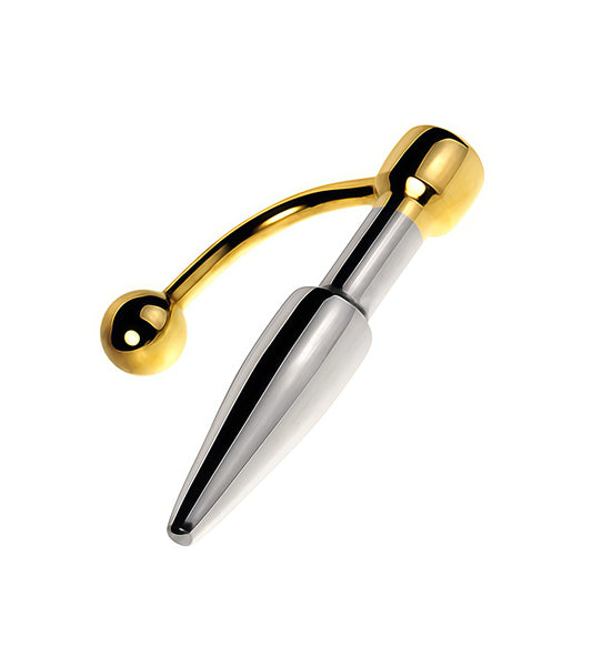 Golden Boy Penis Plug – Elegant Gold-Toned Urethral Toy for Ultimate Stimulation