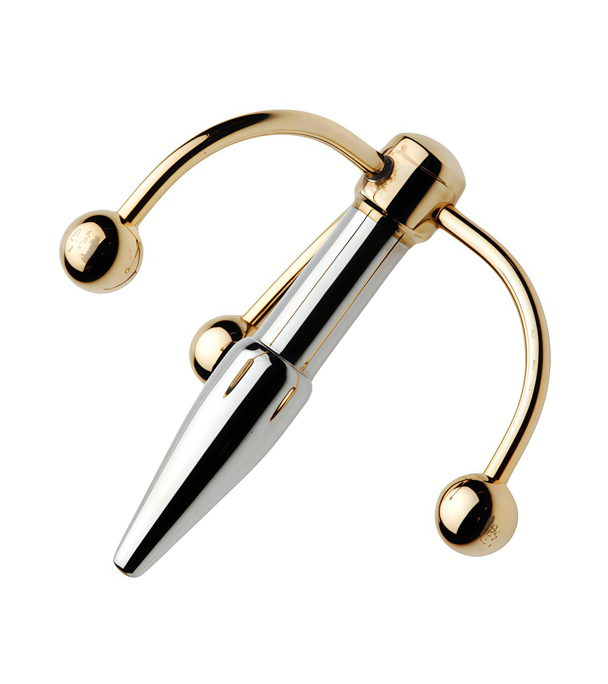Golden Crown Penis Plug – Urethral Toy with Regal Design