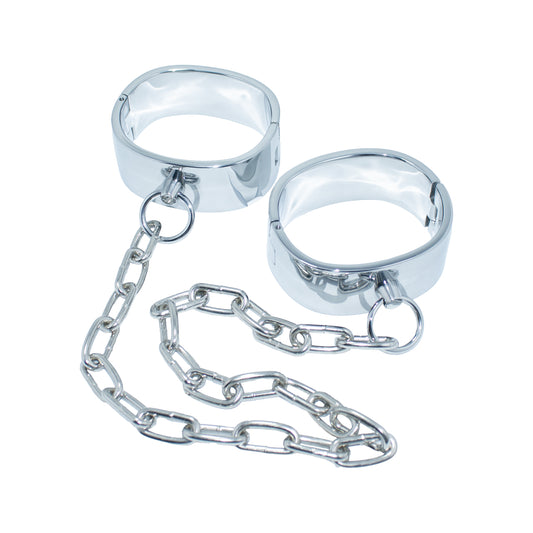 Heavy Duty Ankle Shackles 40mm Height — Stainless Steel Bondage Restraints by Perfectra Distribution