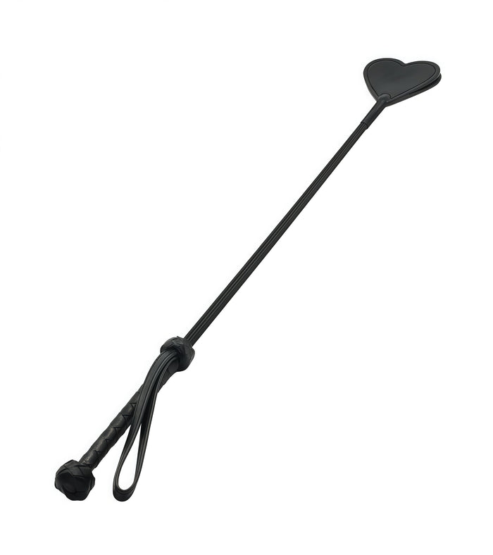 Leather Heart Shaped Spanking Crop