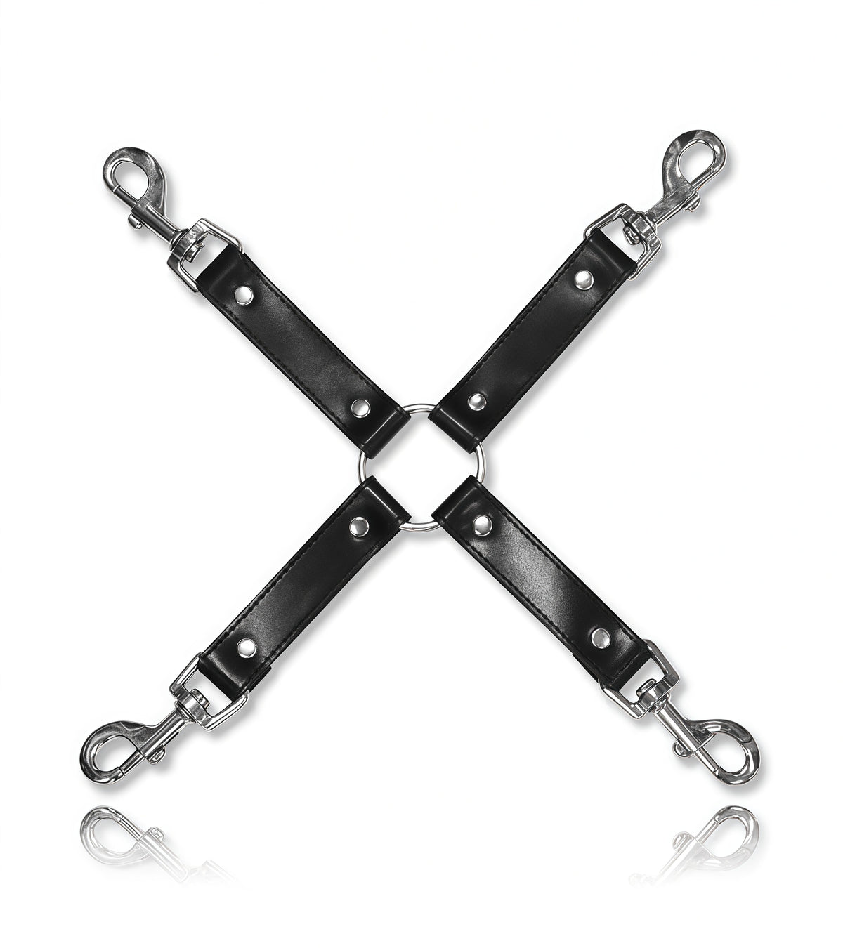 Leather Hogtie – Black – Restraint & Versatile Control