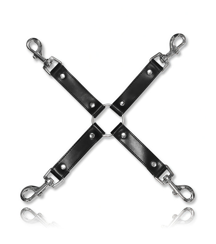 Leather Hogtie – Black – Restraint & Versatile Control
