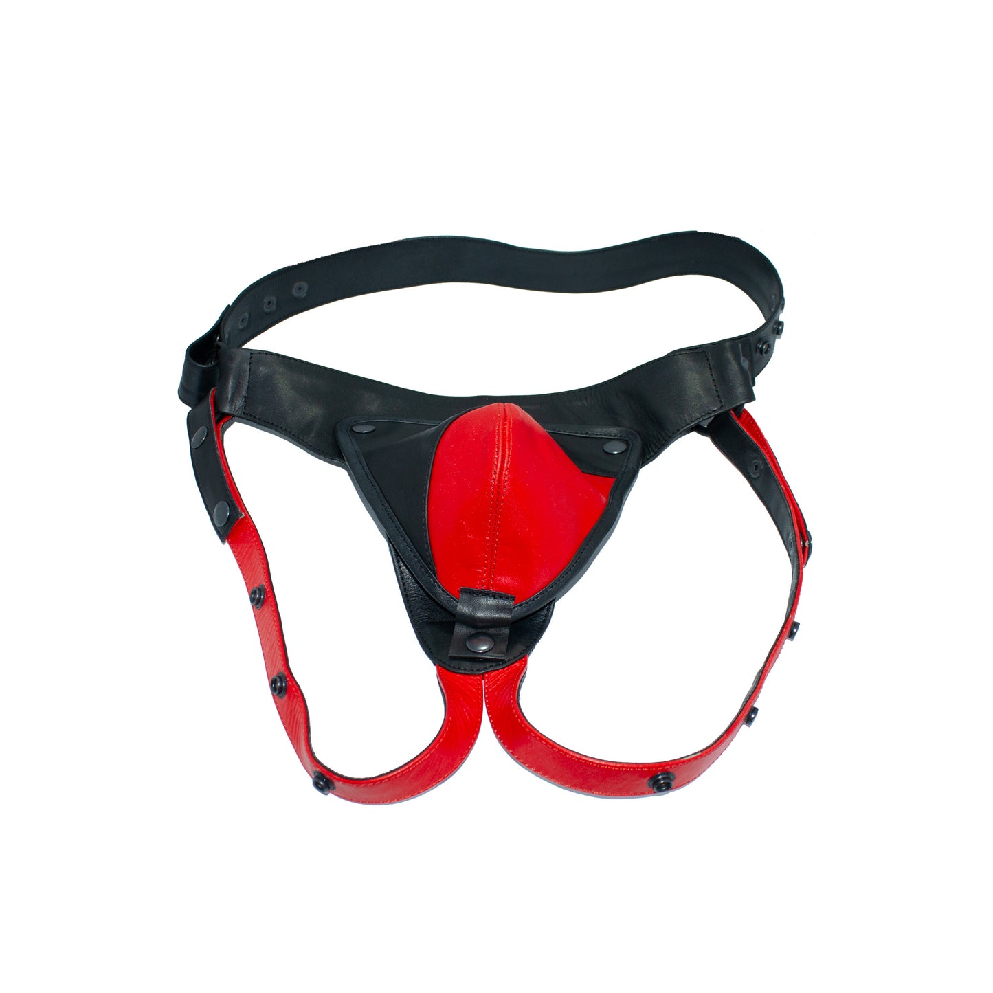 Red and Black Leather Underwear - Stylish and Comfortable