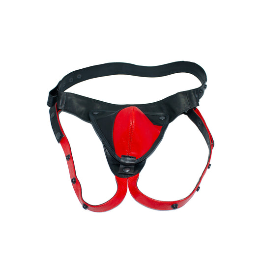 Red and Black Leather Underwear - Stylish and Comfortable