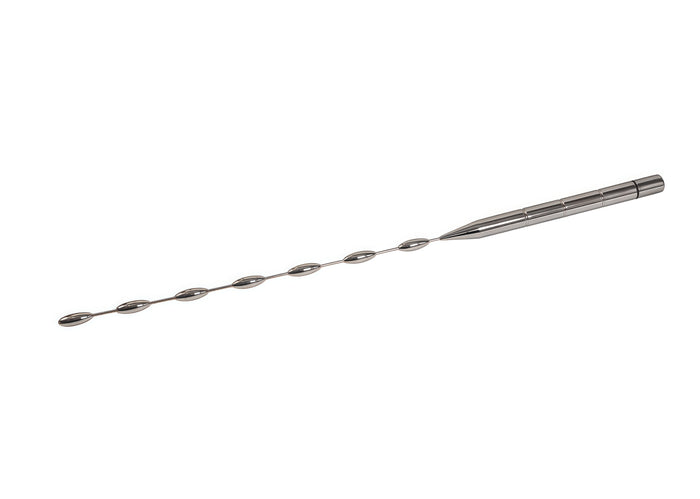 Long Beaded Vibrator – Stainless Steel