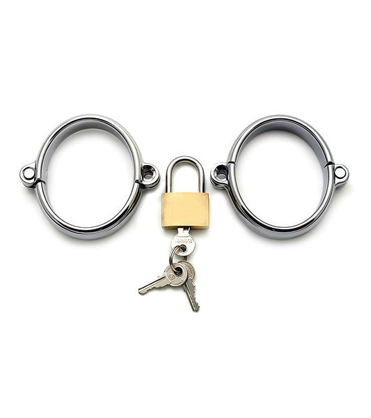Luxury Handcuffs Darby with Lock Style & Padlock — Premium BDSM Accessory by Perfectra Distribution