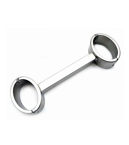 Oval Stainless Steel Wrist Spreader — Premium BDSM Restraint by Perfectra Distribution