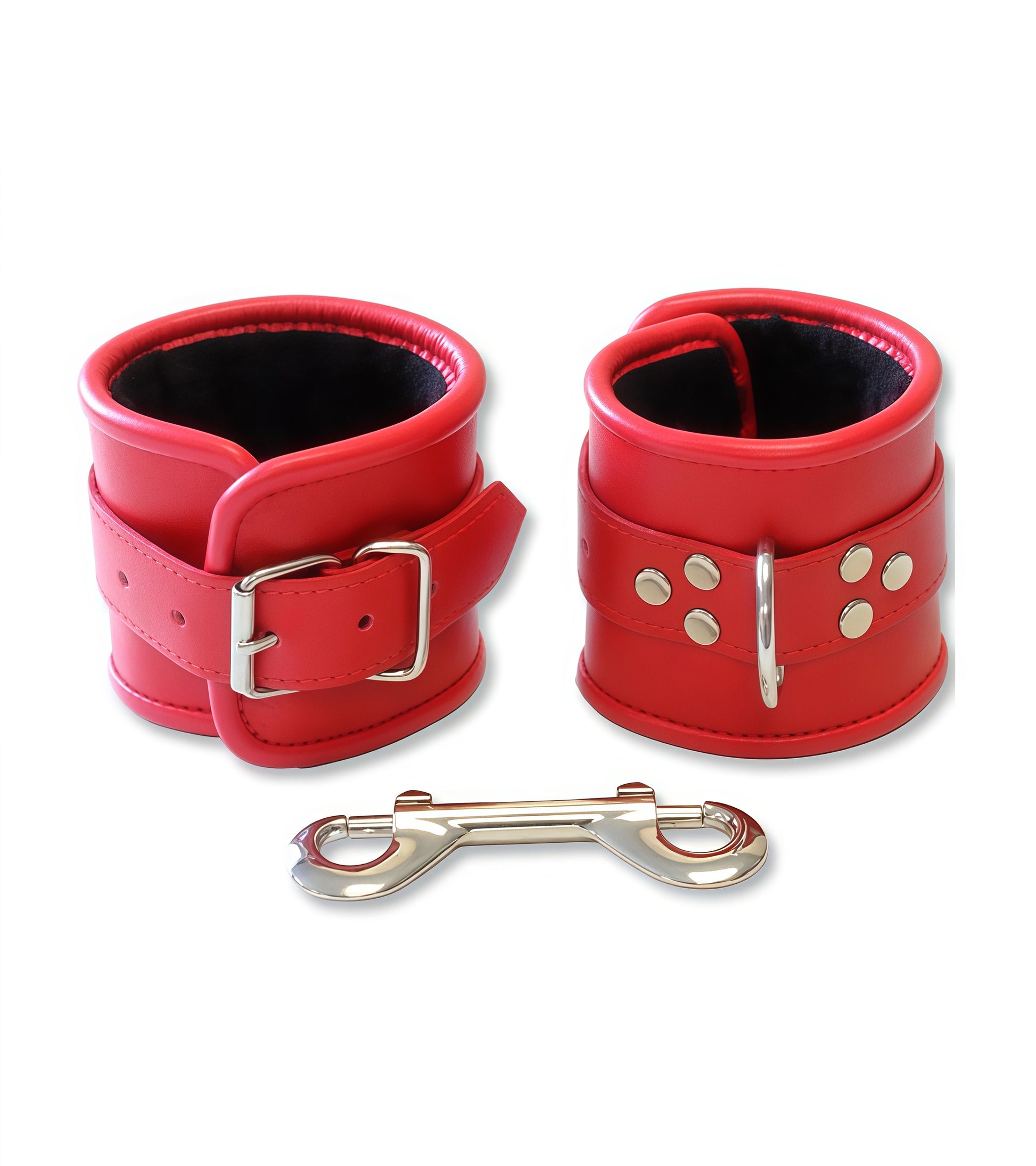Padded Genuine Leather Wrist and Ankle Cuffs by Perfectra