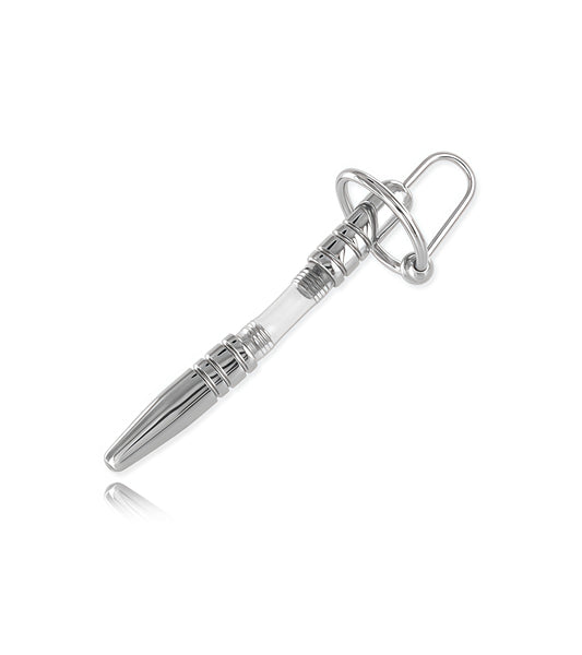Peace Pipe PA Wand – Standard Piercing-Ready 316L Stainless Steel – Perfectra Distribution
