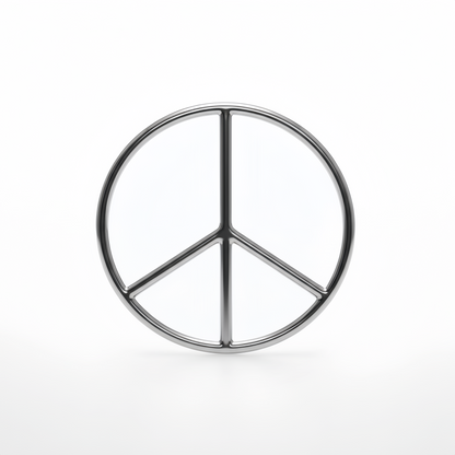 Peace Shibari Ring     AISI 304 SURGICAL STEEL Suspension Ring