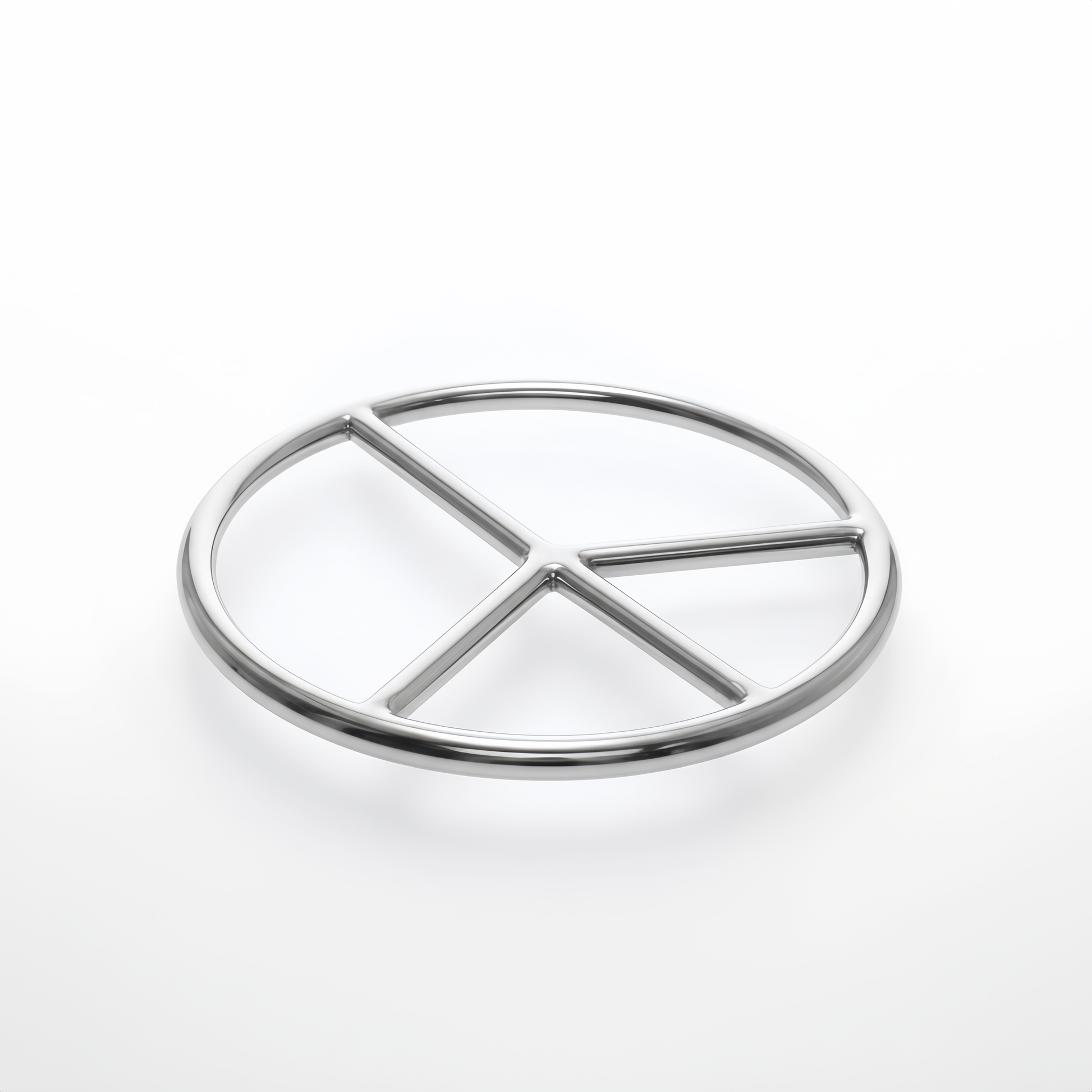 Peace Shibari Ring     AISI 304 SURGICAL STEEL Suspension Ring