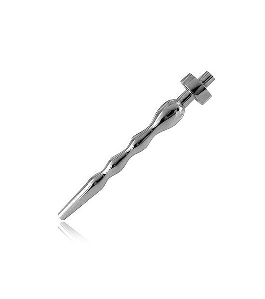 Penis Plug Waved – Stainless Steel Urethral Sound with Curved Wave Design for Intense Sensation