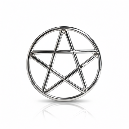 Pentagram Shibari Ring made from polished      AISI 304 SURGICAL STEEL