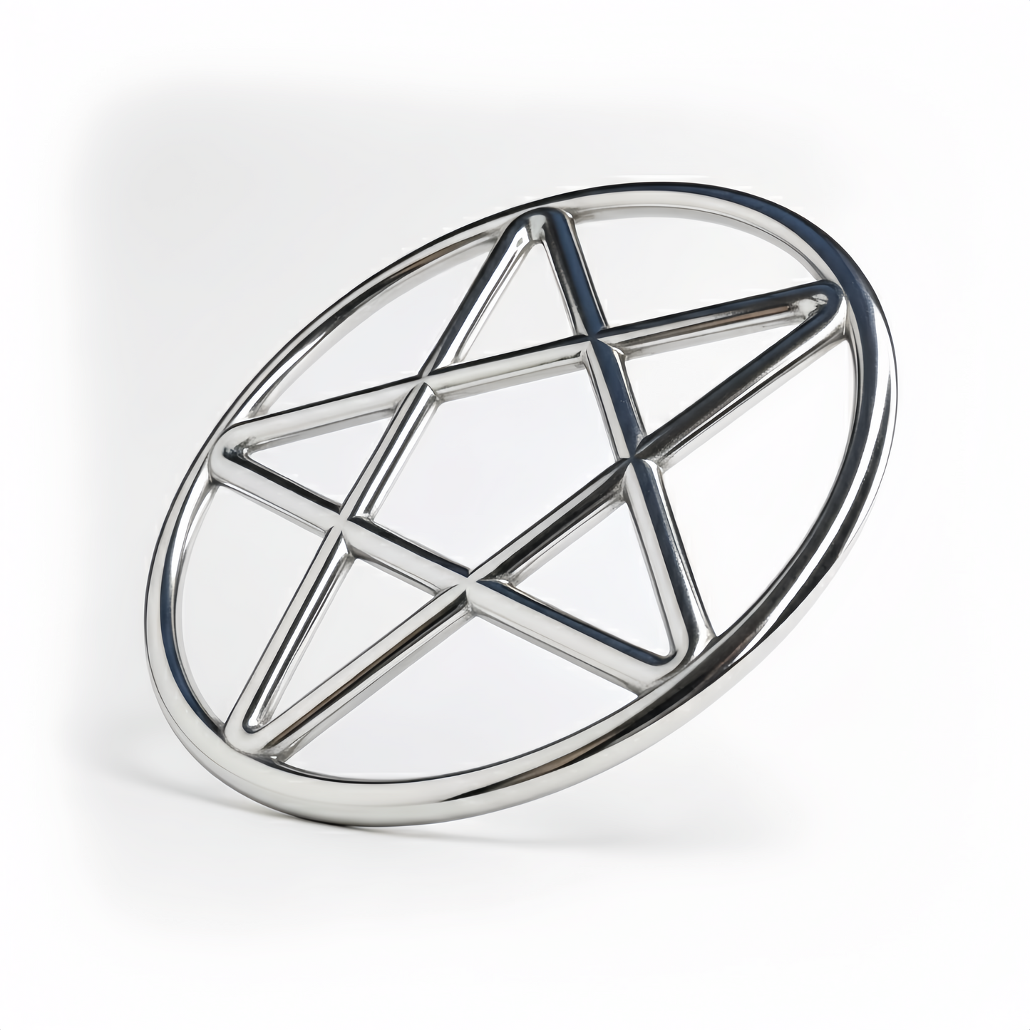 Pentagram Shibari Ring made from polished      AISI 304 SURGICAL STEEL