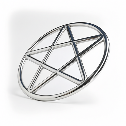 Pentagram Shibari Ring made from polished      AISI 304 SURGICAL STEEL